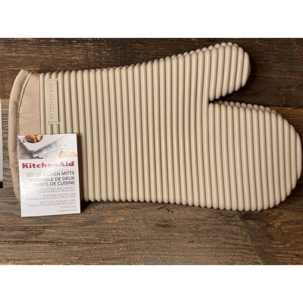 KitchenAid Silicone Oven Mitts 2-Pack · 7